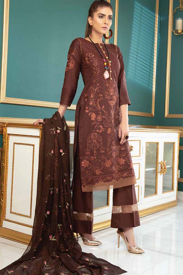 Fabura Luxury Emb Lawn`21 D#02