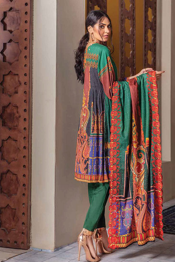 Feminine Digital Emb Lawn`22 D#01