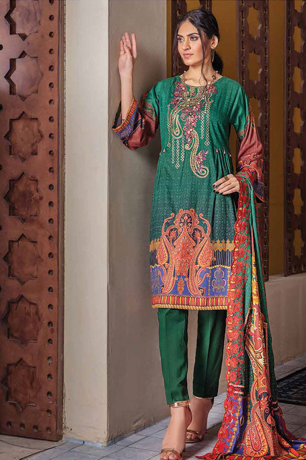 Feminine Digital Emb Lawn`22 D#01