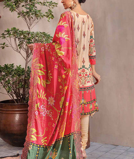 Feminine Digital Emb Lawn`22 D#12