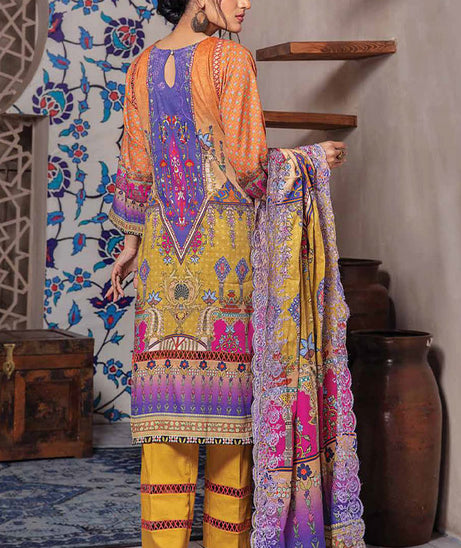 Feminine Digital Emb Lawn`22 D#07
