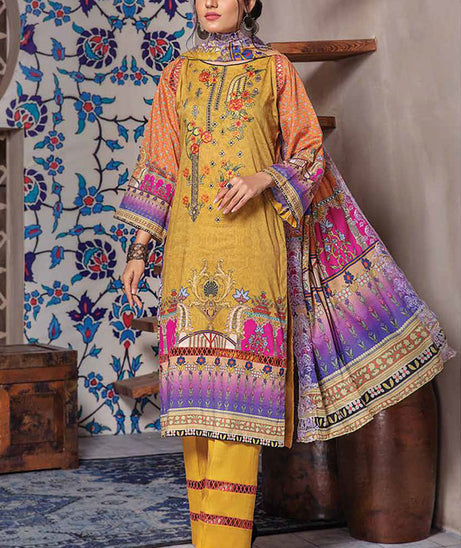 Feminine Digital Emb Lawn`22 D#07