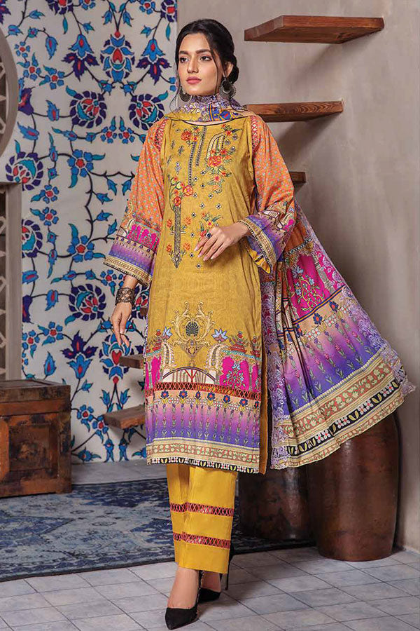 Feminine Digital Emb Lawn`22 D#07