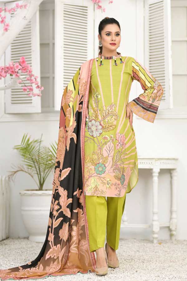Feroza D/Slub linen'21 D#7