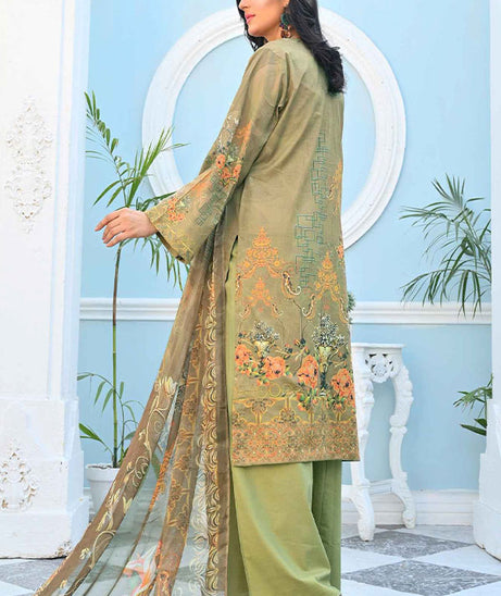 Feroza Digital Emb Lawn`22 D-Pista