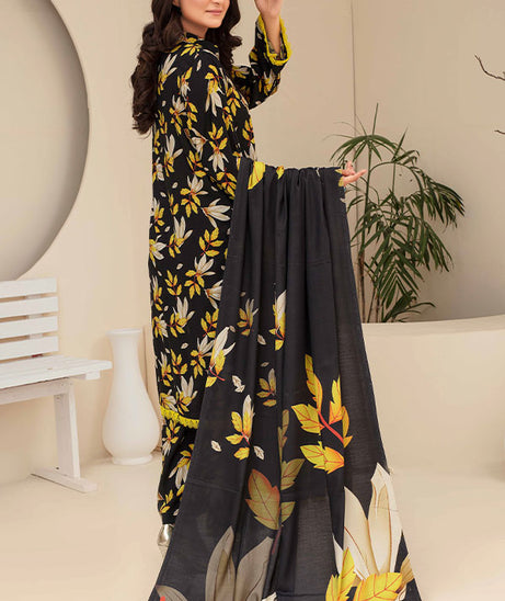 Feroza Fabiha Print Linen'24 D#1