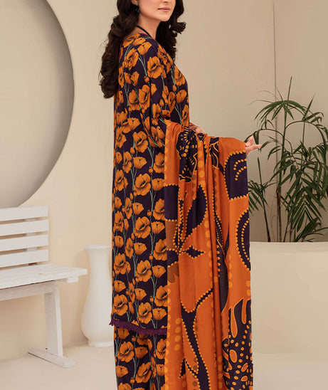 Feroza Fabiha Print Linen'24 D#10