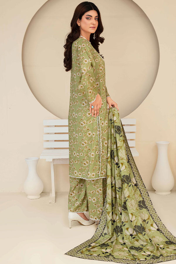 Feroza Fabiha Print Linen'24 D#12