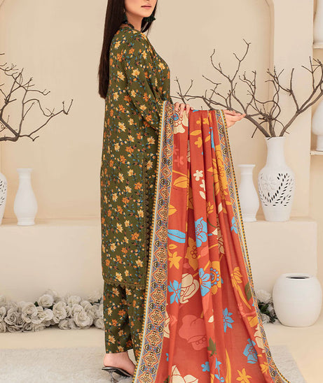 Feroza Fabiha Print Linen'24 D#2