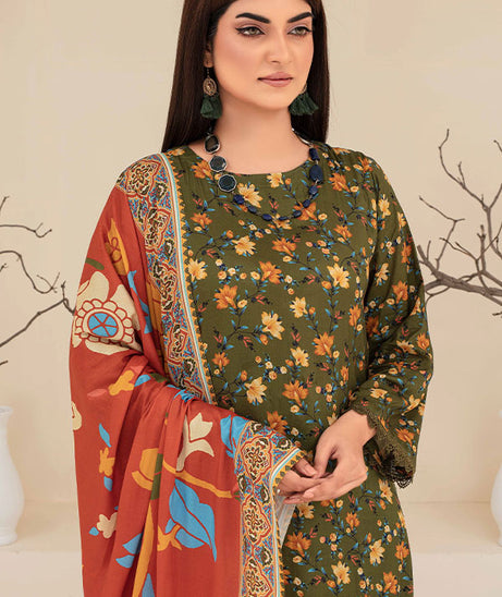 Feroza Fabiha Print Linen'24 D#2