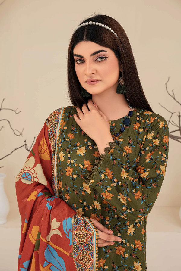 Feroza Fabiha Print Linen'24 D#2