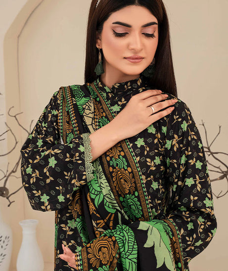 Feroza Fabiha Print Linen'24 D#3