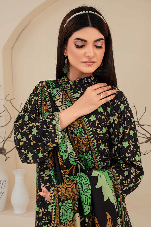 Feroza Fabiha Print Linen'24 D#3