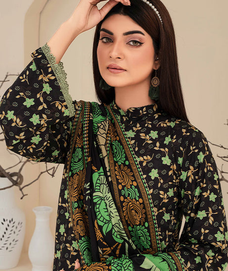 Feroza Fabiha Print Linen'24 D#3