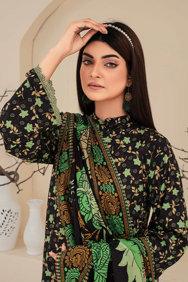 Feroza Fabiha Print Linen'24 D#3