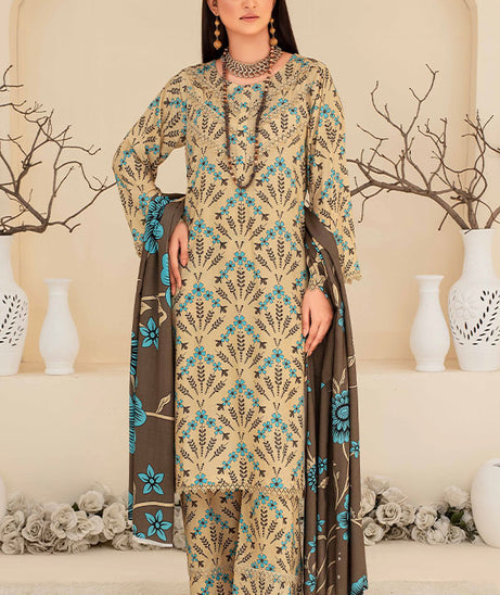 Feroza Fabiha Print Linen'24 D#5