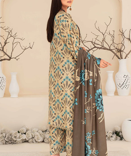 Feroza Fabiha Print Linen'24 D#5