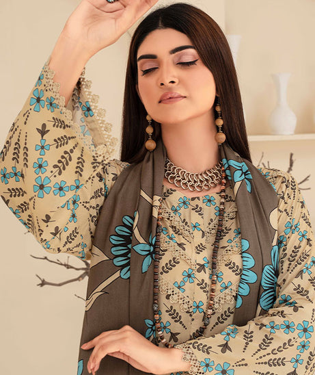 Feroza Fabiha Print Linen'24 D#5