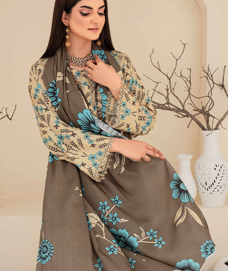 Feroza Fabiha Print Linen'24 D#5