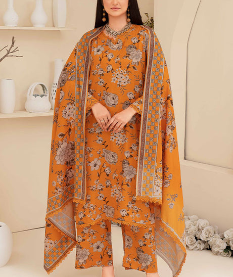 Feroza Fabiha Print Linen'24 D#6