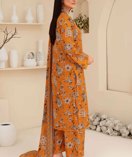 Feroza Fabiha Print Linen'24 D#6