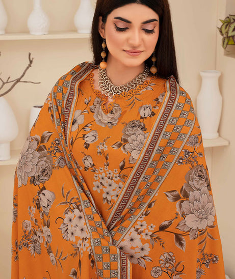 Feroza Fabiha Print Linen'24 D#6