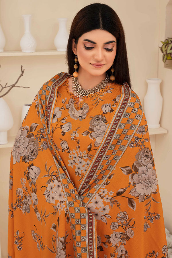 Feroza Fabiha Print Linen'24 D#6