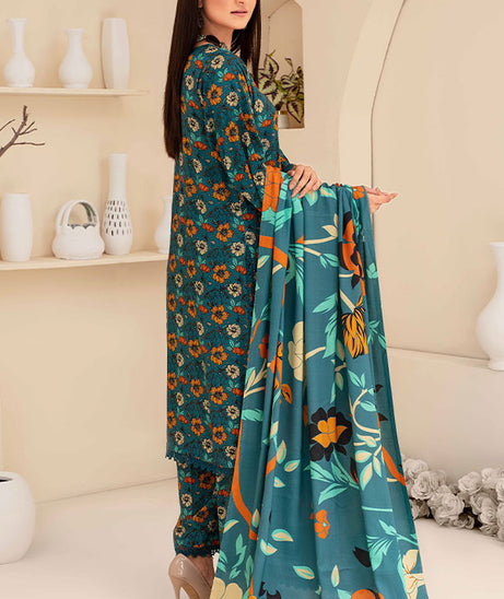 Feroza Fabiha Print Linen'24 D#7