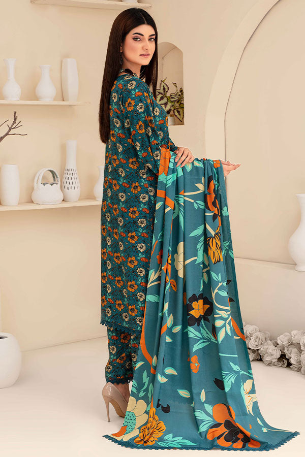 Feroza Fabiha Print Linen'24 D#7