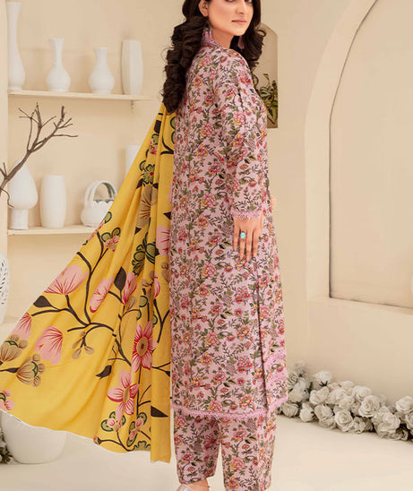 Feroza Fabiha Print Linen'24 D#8