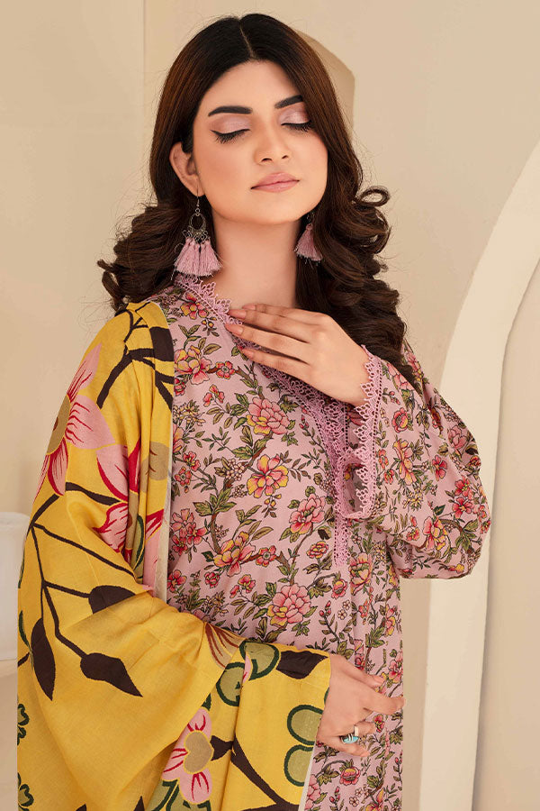 Feroza Fabiha Print Linen'24 D#8