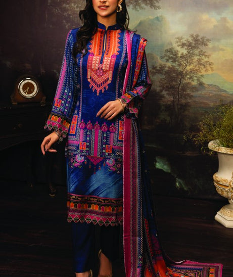 Firdous D/Woven`21 D#2294 (Royal Blue)