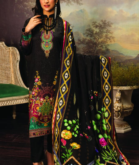Firdous D/Woven`21 D#2296 (Black)