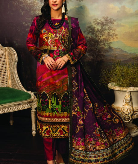 Firdous D/Woven`21 D#2297 (L Purple)