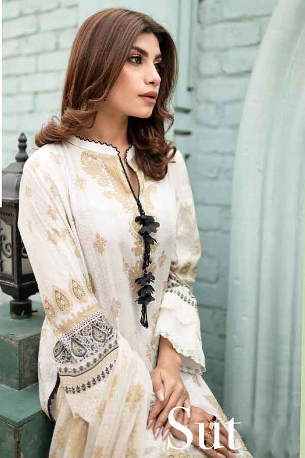 Firdous Bamber Collection`22 D#405 (White)