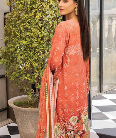 Firdous Digital Jacquard'21 D#2281 Peach