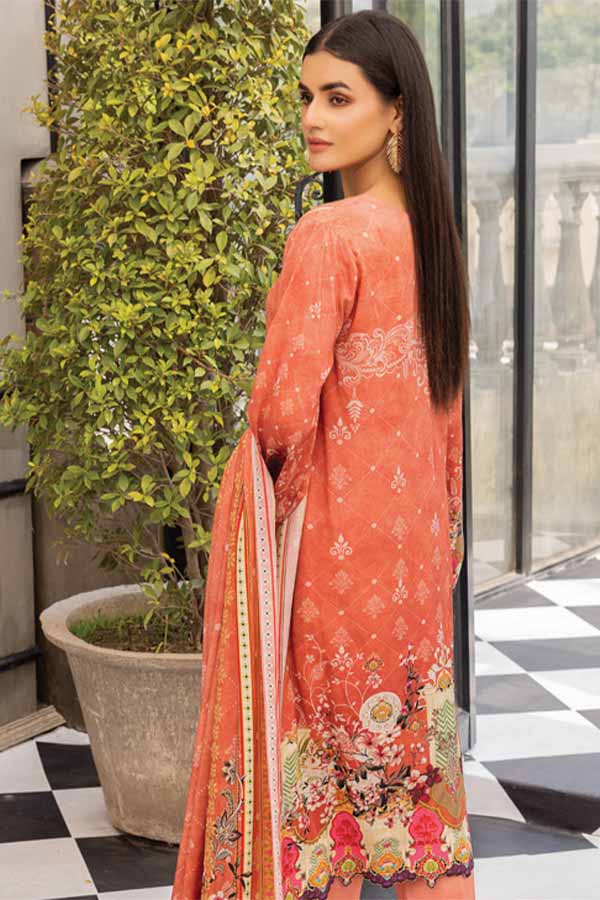 Firdous Digital Jacquard'21 D#2281 Peach