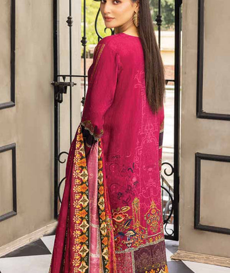 Firdous Digital Jacquard'21 D#2283 Magenda