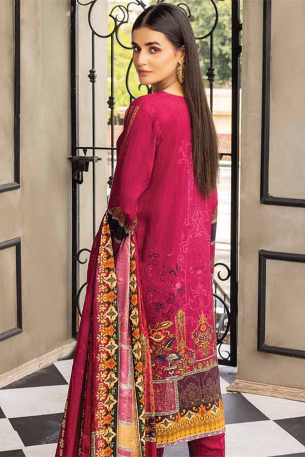 Firdous Digital Jacquard'21 D#2283 Magenda