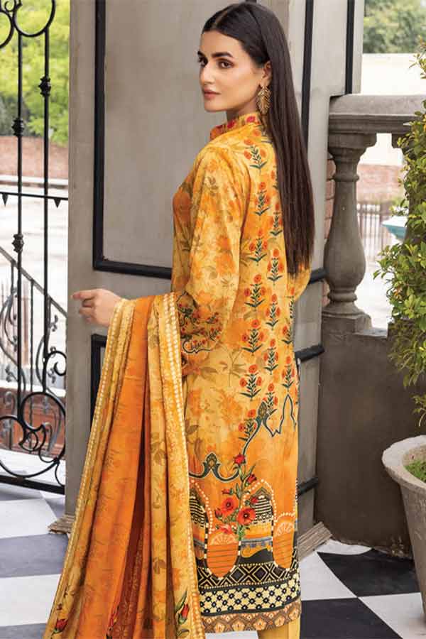 Firdous Digital Jacquard'21 D#2285 Mustard