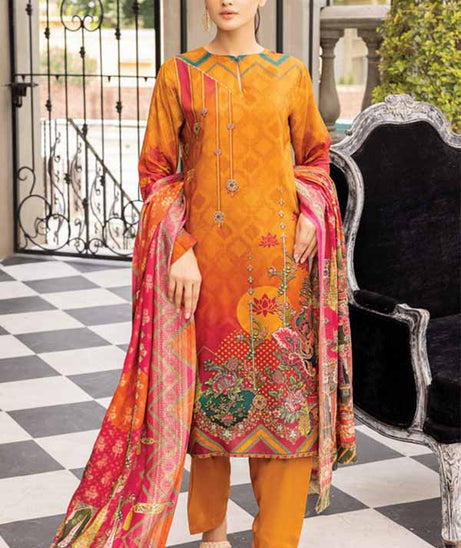 Firdous Digital Jacquard'21 D#2389 Mustard