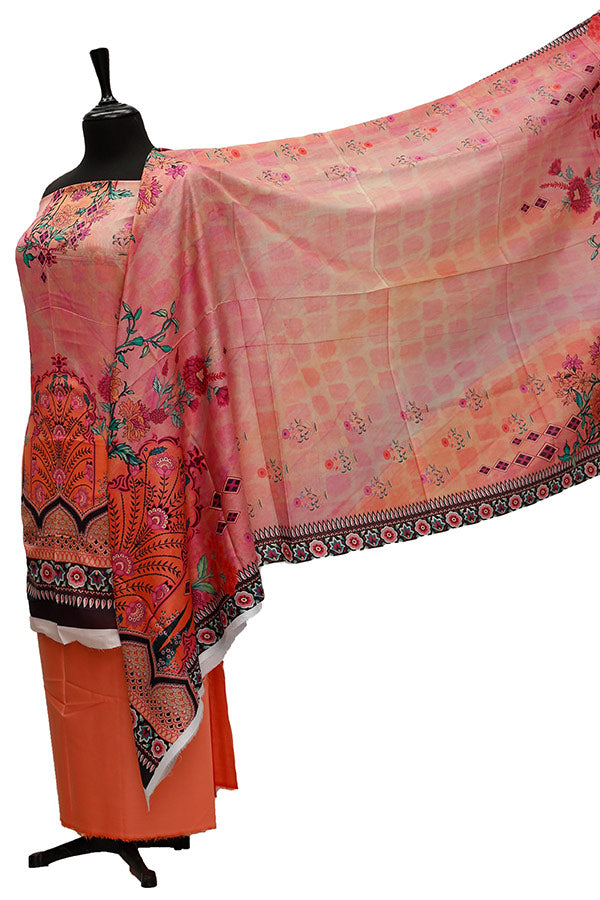 Firdous Digital Lawn'21 D#2201 Peach