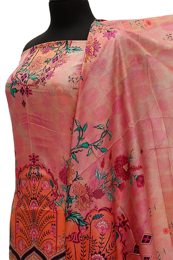 Firdous Digital Lawn'21 D#2201 Peach