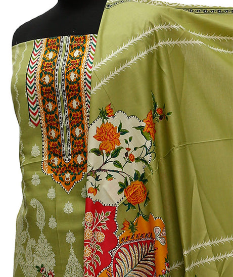 Firdous Digital Lawn'21 D#717 Green