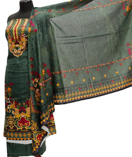Firdous Digital Lawn'21 D#718 D Green