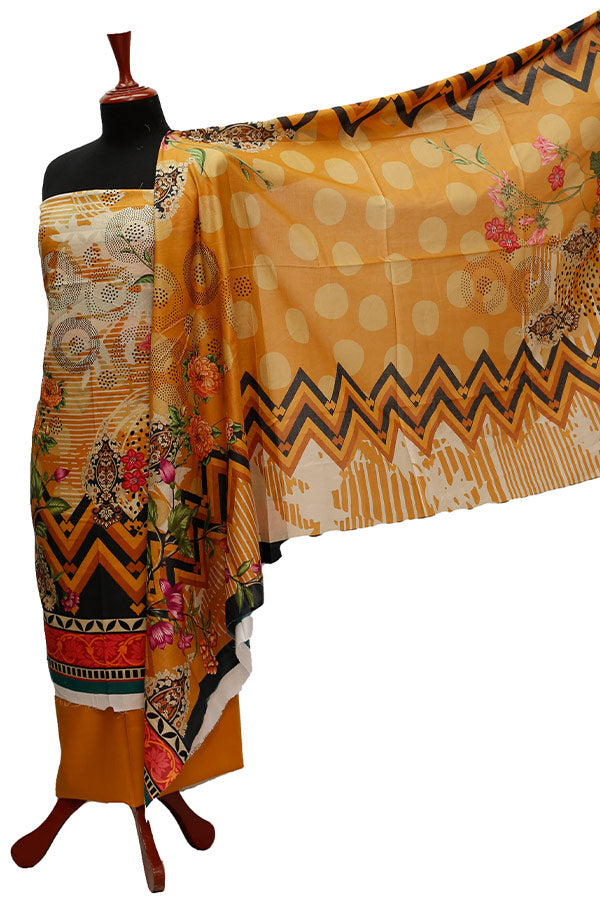 Firdous Digital Lawn'21 D#833 Golden
