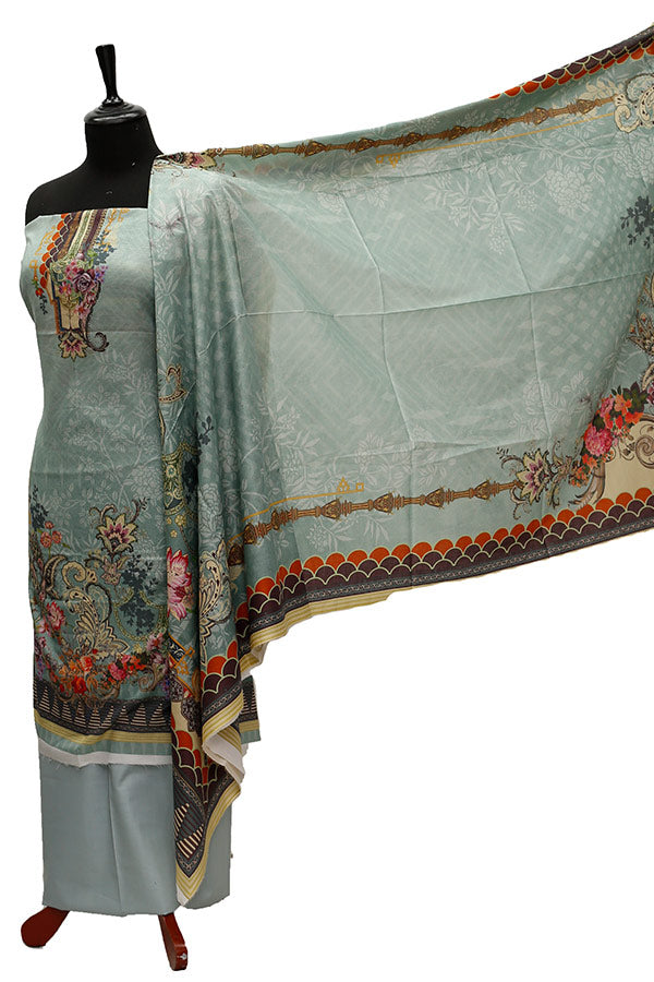 Firdous Digital Lawn'21 D#843 Grey
