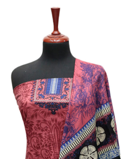 Firdous Korian Lawn Net Dupatta`25 D#12660 (DT Pink)