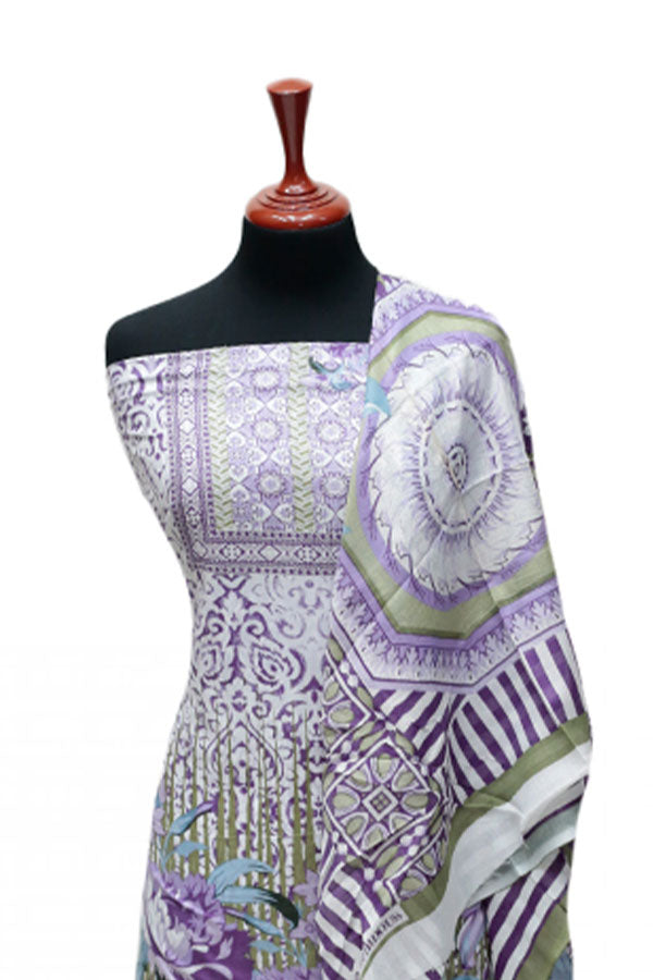 Firdous Korian N/Dupatta`25 D#10605 (Mauve)