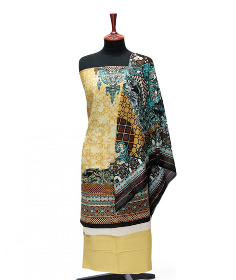 Firdous Korian N/Dupatta`25 D#12654 (L Golden)
